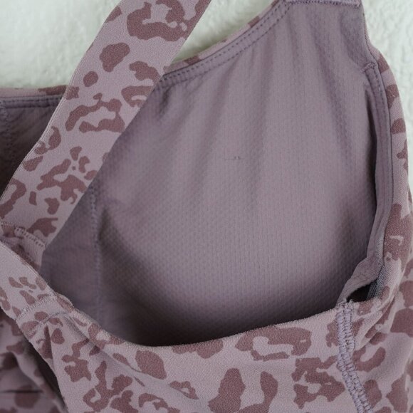 Athleta‎ Elation Cross Back Leopard Print Sports Bra Size S - Picture 5 of 9